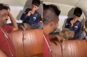 يطلق كلبه على طفل داخل سيارة
