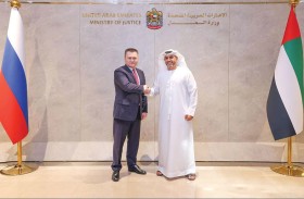 وزير العدل و المدعي العام الروسي يبحثان التعاون في المجال العدلي والقضائي