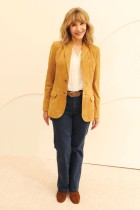 الممثلة الأمريكية ماري ستينبرجن لدى حضورها فعاليات اليوم الصحفي لشركة آبل تي في في سانتا مونيكا، كاليفورنيا. ا ف ب 