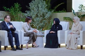 لطيفة بنت محمد تلتقي نائبة رئيس الوزراء وزيرة خارجية جورجيا على هامش قمة الإعلام العربي 2026