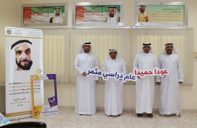 مجلس أولياء أمور الطلبة والطالبات في دبا الحصن يزور المدارس ويلتقي الطلبة والمعلمين 