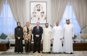 علي النعيمي يستقبل سفير ألمانيا الاتحادية وقنصلها العام بمناسبة انتهاء فترة عملهما في الدولة