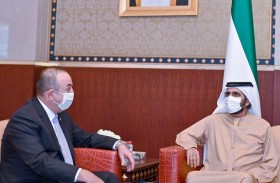 محمد بن راشد ووزير الخارجية التركي يبحثان تعزيز سبل التعاون بين البلدين