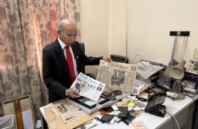 يعد جزءا من ذاكرة دبي .. «راميش» مصمم إعلانات هندي أوصلته الإمارات إلى «غينيس»