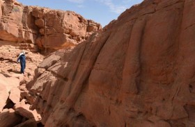 منحوتات صخرية في السعودية عمرها 7 آلاف سنة 