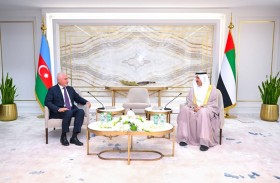 صقر غباش يبحث تعزيز العلاقات الثنائية مع سفير أذربيجان