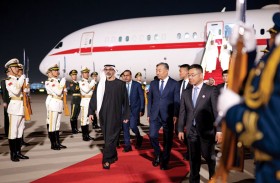 ولي عهد أبوظبي يصل إلى بكين في زيارة رسمية لجمهورية الصين الشعبية