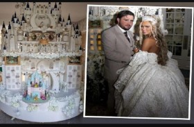 عروسان ينفقان 16 ألف دولار على كعكة زفاف