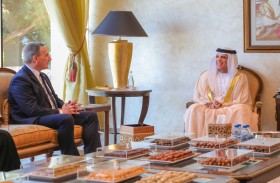 حاكم رأس الخيمة يستقبل سفير هولندا