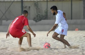 منتخبنا الوطني للكرة الشاطئية يتغلب على نظيره اللبناني في الودية الأولى