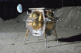 مركبة الأمريكية للهبوط على القمر تتجه نحو الأرض 