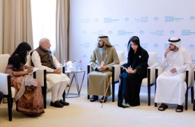 محمد بن راشد يلتقي ناريندرا مودي ويؤكد عمق العلاقات الإماراتية الهندية