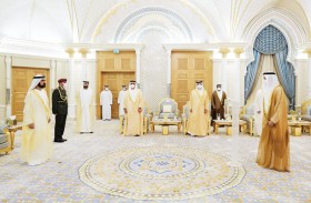  أمام محمد بن راشد .. أربعة سفراء يؤدون اليمين القانونية وسموه يتسلم أوراق اعتماد عدد من سفراء الدول الصديقة