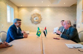 عبدالله بن زايد يلتقى نظيره البرازيلي على هامش اجتماع أصدقاء بريكس