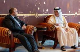 سعود بن صقر يستقبل سفير إيران