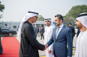 ولي عهد أبوظبي يختتم زيارته إلى جمهورية الهند