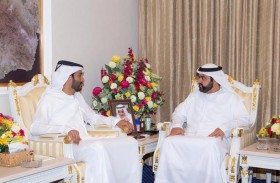 ولي عهد الفجيرة يستقبل عبدالله بن طوق المري ويبحث معه المستجدات الاقتصادية في الدولة 
