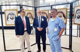 مدينة الشيخ شخبوط الطبية تنظم معرضاً فنياً خلال شهر التوعية بسرطان القولون