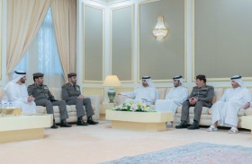 عبدالله بن سالم القاسمي يستقبل وفد الهيئة الاتحادية للهوية و الجنسية و الجمارك و أمن المنافذ