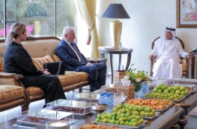 حاكم رأس الخيمة يستقبل  سفير أذربيجان