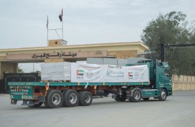 دخول أول دفعة من مساعدات «سفينة صقر الإنسانية» إلى غزة