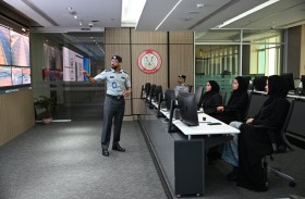 وفد من مكتب أبوظبي التنفيذي يزور المدينة الآمنة بشرطة أبوظبي
