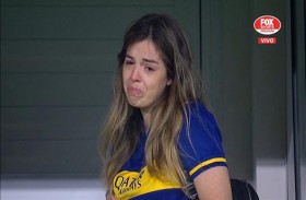 بوكا جونيورز يحيي ذكرى مارادونا  أمام دموع ابنته 