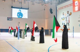 فوزان في افتتاح بطولة كأس أكاديمية فاطمة بنت مبارك للكرة الطائرة
