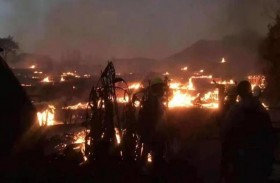 حريق يدمر قرية صينية عمرها 400 عام