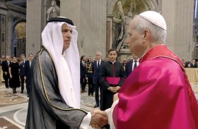 الإمارات تؤكد حرصها على تعزيز رسالتها الإنسانية، والعمل مع البابا ليو الرابع عشر على ترسيخ قيم السلام، والتعايش في العالم