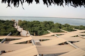 شاطئ القرم بأم القيوين .. وجهة لمحبي السباحة وركوب الأمواج والنزهات البحرية