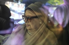 استقبال حاشد لخالدة ضياء لدى عودتها إلى بنغلادش