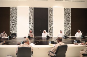 ولي عهد رأس الخيمة يستقبل قائد الحرس الوطني