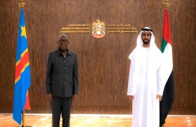 شخبوط بن نهيان يستقبل وزير خارجية الكونغو الديمقراطية