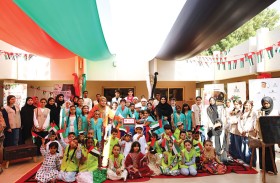 مكتبة أجيال المستقبل تحتفل  باليوم الوطني الرابع والخمسين ضمن احتفالية جمعت بين المعرفة والموروث الإماراتي 