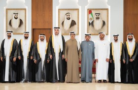 منصور بن زايد يشهد العرس الجماعي لقبيلة الهواشم