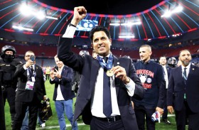 ناصر الخليفي رئيس باريس سان جيرمان ينال جائزة أفضل رئيس نادٍ للعام ضمن حفل توزيع جوائز الفتى الذهبي 2025 