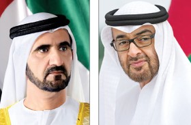 رئيس الدولة ومحمد بن راشد يؤكدان مواصلة العمل مع دول العالم من أجل مستقبل البشرية
