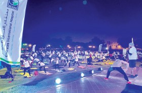 مهرجان حديقة الجاهلي للياقة البدنية يستقطب مئات المشاركين