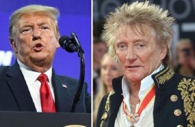 زوجة رود ستيوارت تنهي صداقته مع ترامب