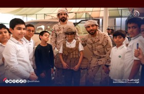 وفد وزارة الدفاع يدعو طلاب مدارس أبوظبي إلى حضور العرض العسكري حصن الاتحاد 9