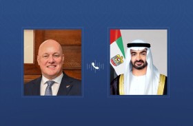 رئيس الدولة يتلقى اتصالا هاتفيا من رئيس وزراء نيوزيلندا بحثا خلاله تطورات المنطقة وتداعياتها على الأمن والاستقرار الإقليمي والدولي