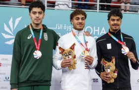 السباح حسين شوقي يهدي الإمارات برونزية الألعاب الخليجية