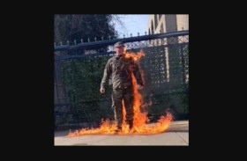 وفاة الجندي الأمريكي الذي أحرق نفسه في واشنطن