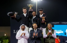 المرزوقي يتألق مع «شاكو باي» ويتوج بطلا لـ «دولية الشارقة » 26 « لقفز الحواجز»