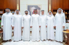 ولي عهد عجمان يطّلع على خطط ومشاريع أوقاف دبي ومبادراتها الإنسانية