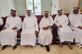 ولي عهد الشارقة يعزي في وفاة حرم جمعة ابراهيم السويدي بالشارقة