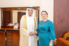 سعود بن صقر يستقبل سفيرة مالطا لدى الدولة
