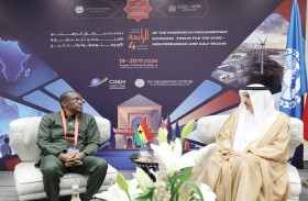 صقر غباش ورئيس برلمان غانا يؤكدان أهمية الارتقاء بالعلاقات الثنائية وتفعيل لجنة الصداقة البرلمانية