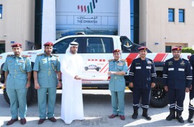 قائد عام شرطة رأس الخيمة يدشن مركبة بحث وإنقاذ متطورة